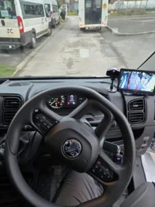 driver camera display fleet dash camera