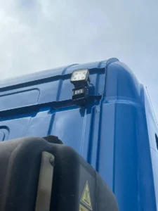 rear light and camera installation