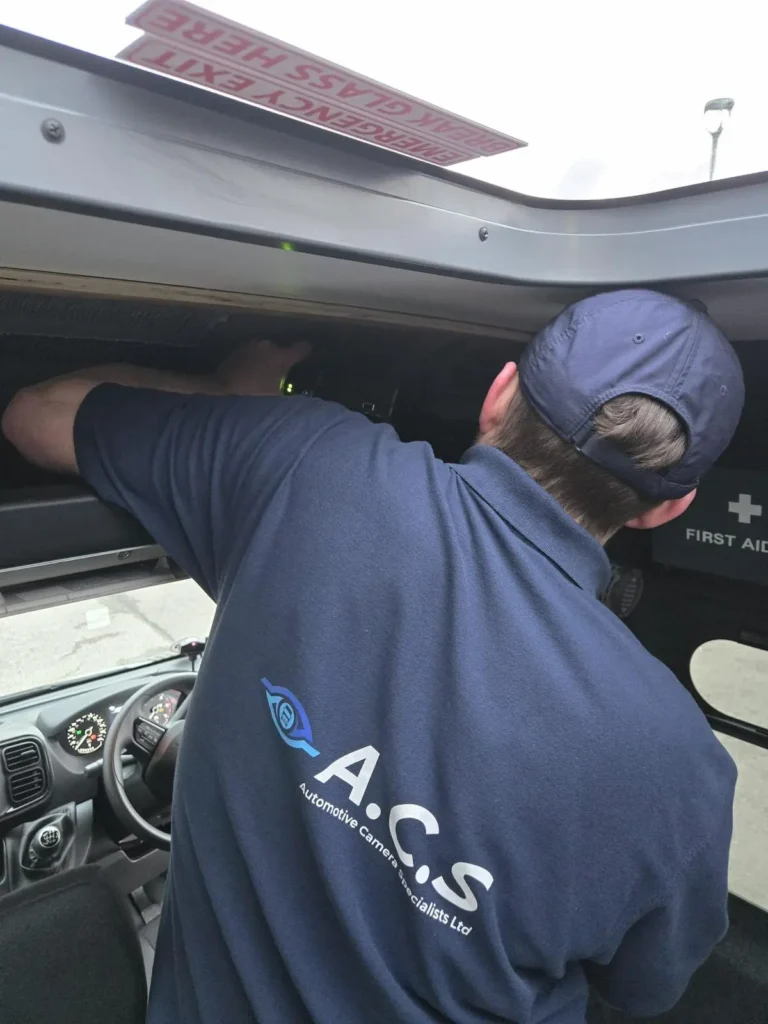 fleet camera systems being installed