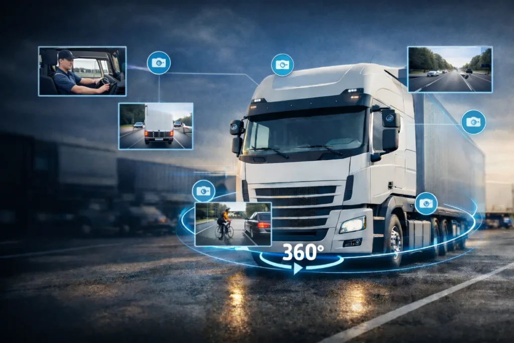 fleet dash cam systems hgv van lorry acs installs midlands uk