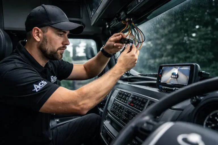 hgv dash camera installation