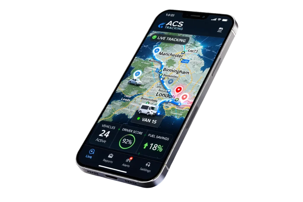 vehicle fleet tracking by ACS installs